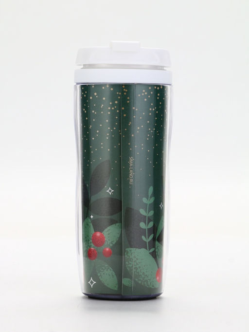 Подарочный набор Happy New Year: гель для душа, мочалка и термостакан, аромат хвойный лес, URAL LAB  фото 11