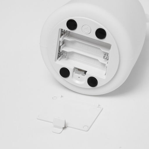 Фигурка светящаяся RISALUX «Антистресс мякиш мишка», LED-ночник, RGB, от батареек 3×ААА, 9×9×10.5 см