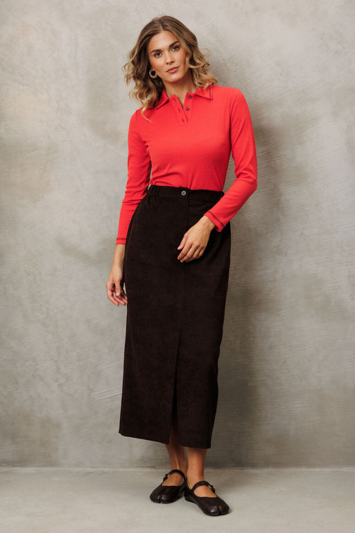 Костюм Gizart 5425 шоколадный, морковный фото 7