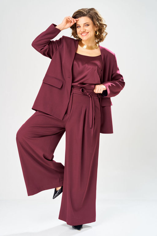Костюм Diamant 2149 бордо  фото 2