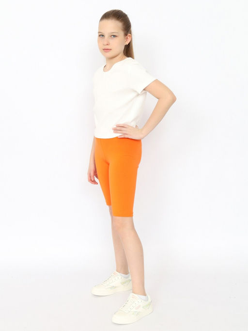 CRB wear/CSJG 70486-29-409 Шорты для девочки,оранжевый/Ex.Cherubino  фото 4