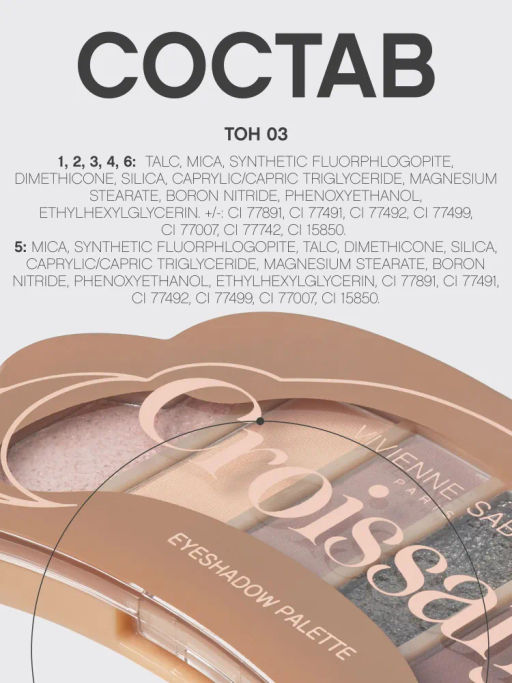 Палетка теней Vivienne Sabo Croissant 03  фото 10