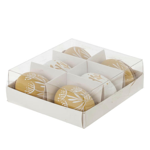 Набор из 6-ти изделий декоративных подвесных "Яйцо" (3,5*5,5), L15 W13 H5 см