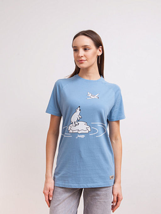 Футболка ЗАПОРОЖЕЦ LDina BLUE  фото 7