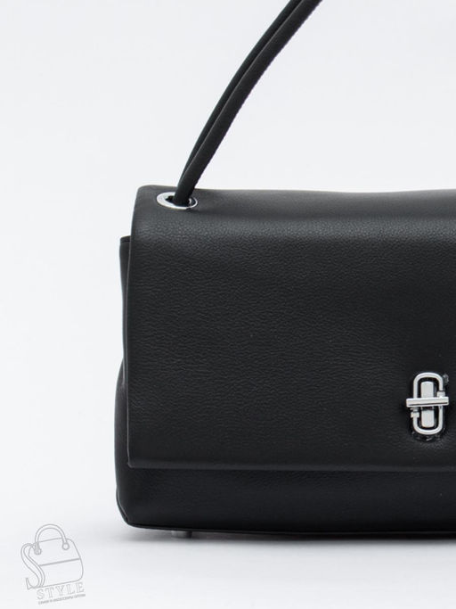 Сумка женская кожаная 8067Q black Polina&Eiterou