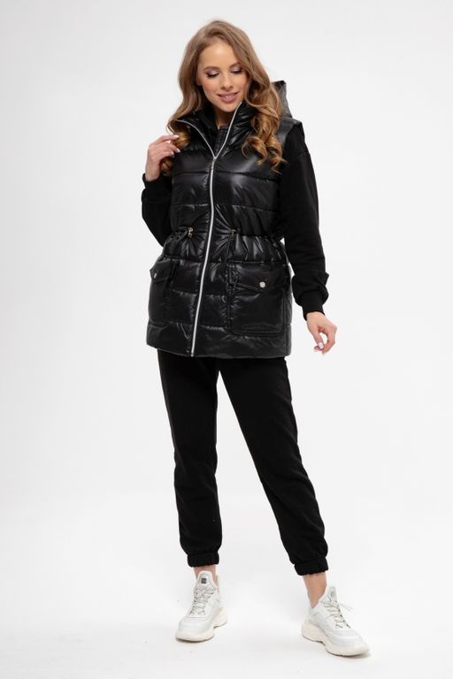 ЖИЛЕТ М-511ЧЕРНЫЙ - А+б коллекция фото 3