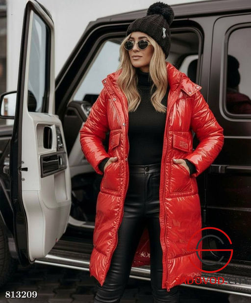 Теплая куртка женская длинная - Bruno фото 3