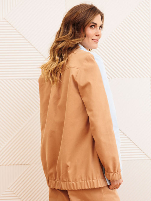 Костюм Gizart 5368 голубой+ мокко мусс  фото 15