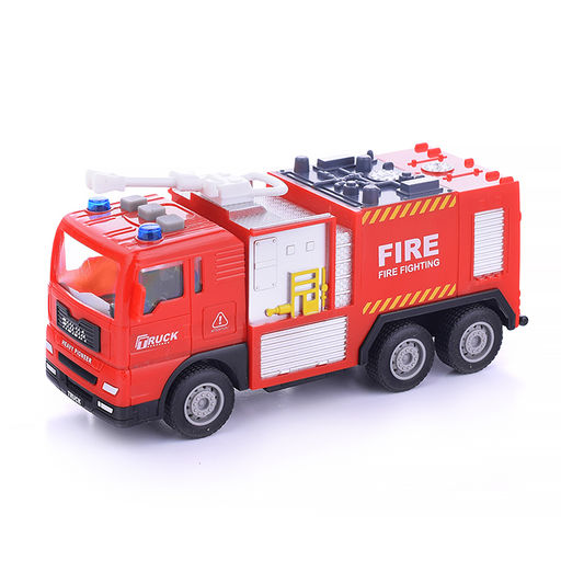 Машина "Пожарная" пенного тушения (свет, звук) в коробке