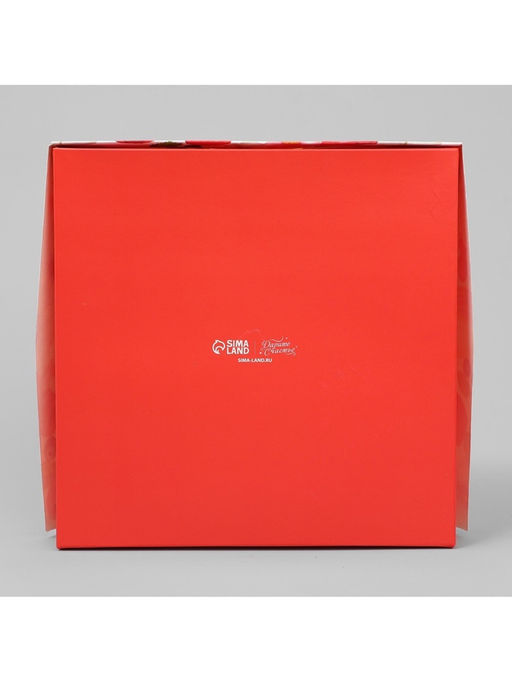 Цена за 5 шт. Кондитерская упаковка, коробка с ламинацией «Сладкий подарочек», 20×20×4 см