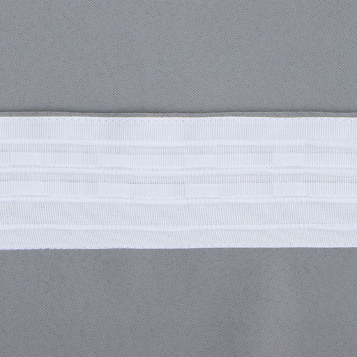 Штора портьерная «Этель», 130×300 см, серая, блэкаут
