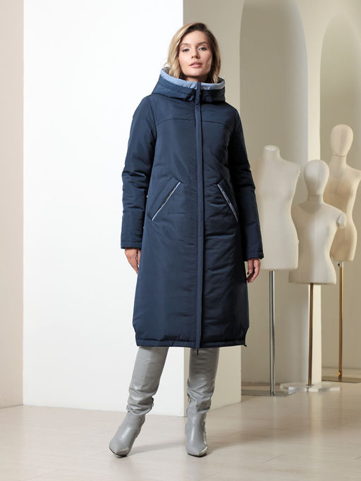 25421 Пальто т.синий