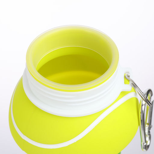 Бутылка для воды «Теннисный мяч», 550 мл, 18×8.7 см, складная