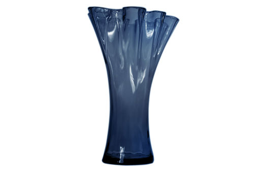 Ваза Artesania, тёмно-синяя, матовая, 30 см