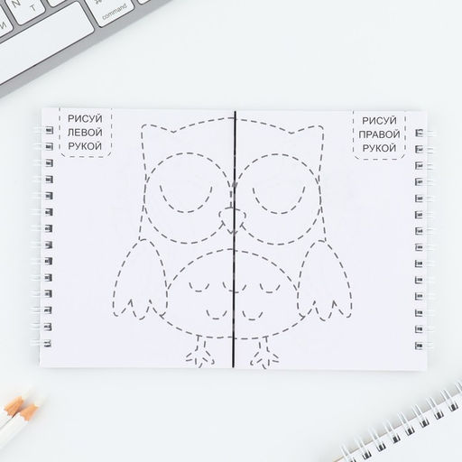 Двойной блокнот на гребне с заданиями 15?12 см, 30 л, и ручка 23 февраля - Artfox фото 4