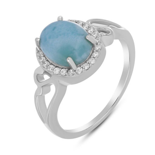 Кольцо, ларимар, Вираж