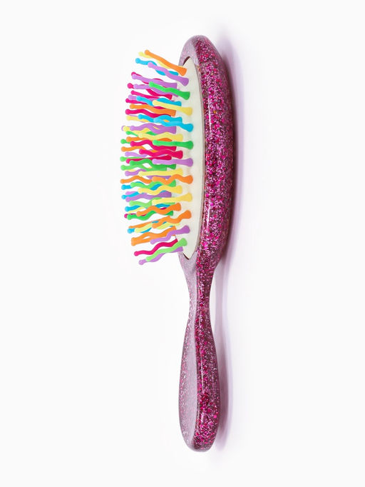 Цена за 2 шт. Расчёска - мини массажная, 5.5×13.5(±1) см, МИКС