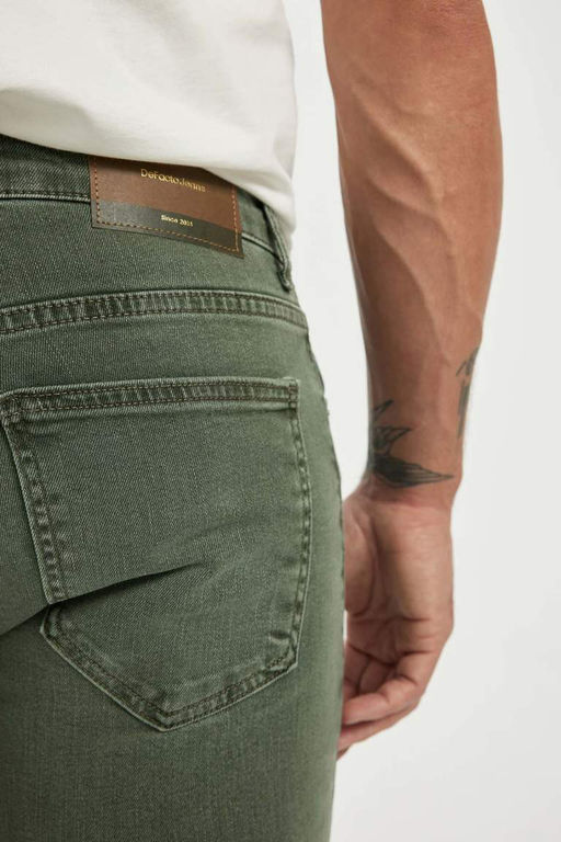 Pedro Slim Fit Джинсовые брюки узкого кроя с нормальной талией и узкими штанинами - Defacto фото 7