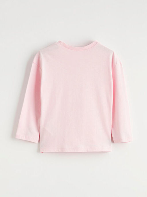 Bisiklet Yaka Nak??l? K?z ?ocuk Ti??rt