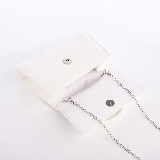 Сумка-клатч на магните, цвет белый - Simaland фото 5