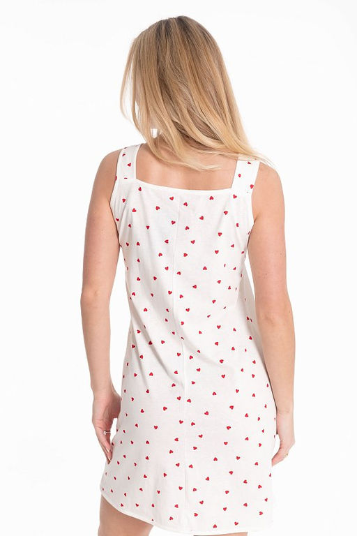 Сорочка М325376мк молочный/красный - Елена фото 4