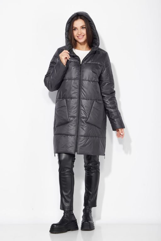 Пальто ТАиЕР 1125-Р графит  фото 2