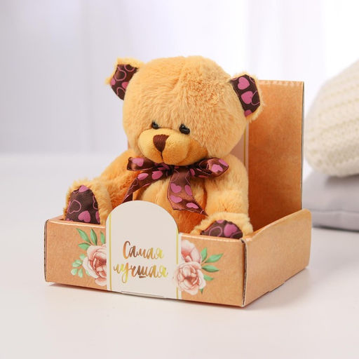Мягкая игрушка «Мишка», цвет микс, 15 см