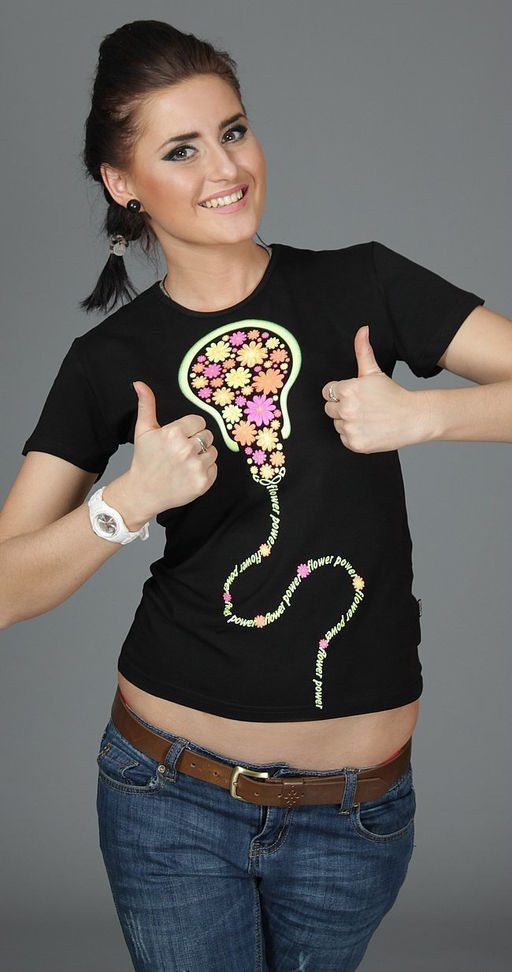Футболка женская Flower Power - Good фото 5