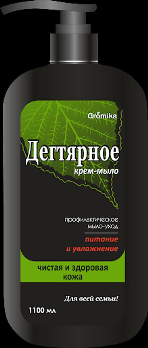 АРОМИКА "ДЕГТЯРНОЕ" Крем-Мыло (дозатор-1100 мл).12