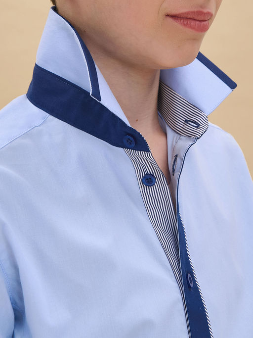 BWCT7094 Сорочка верхняя для мальчиков - Pelican фото 2