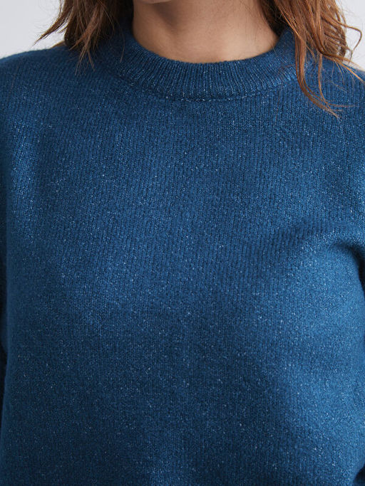 Bisiklet Yaka Kad?n Triko Kazak