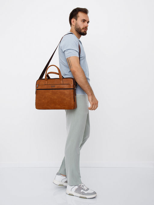 Портфель 3105-5 brown Jeep