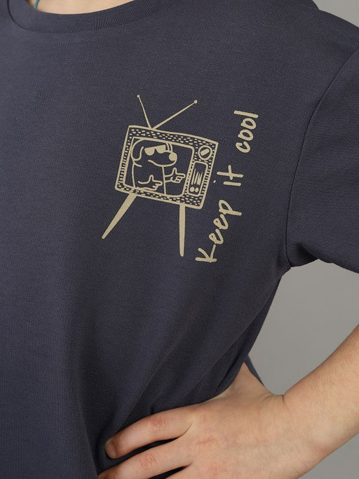 CRB wear / CSKB 90297-48K Комплект для мальчика (футболка, шорты),темно-серый/Ex.Cherubino  фото 3