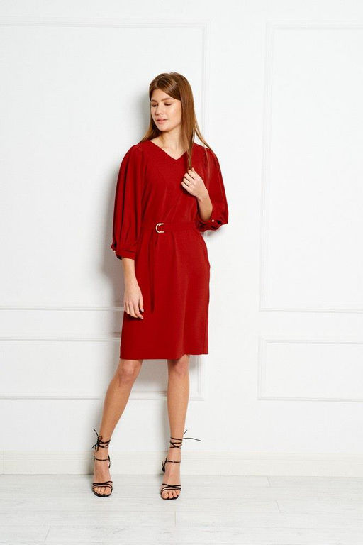 Платье миди Boloria (Цвет: Черный) - Morozov Amavie фото 6