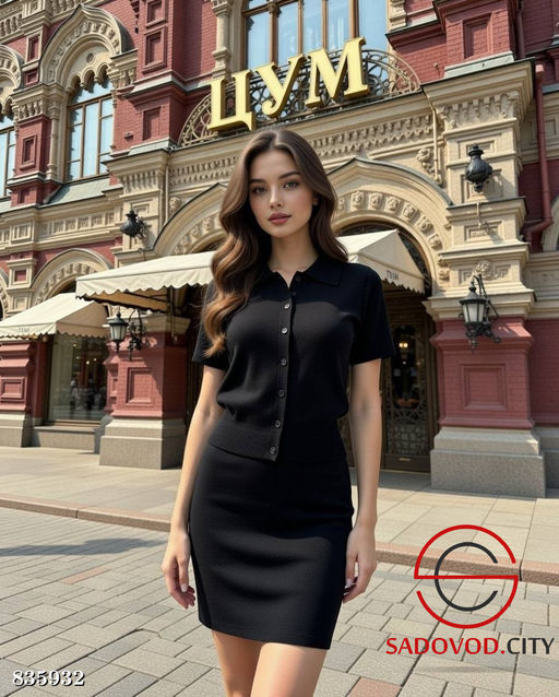 Костюм женский двойка с юбкой