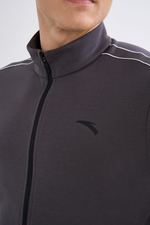 Олимпийка Серый TRN ESSENTIAL Knit Track Top - Anta фото 7