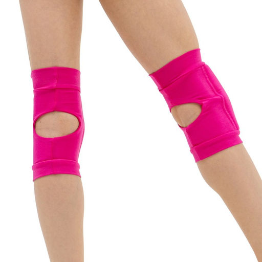 Наколенники для гимнастики и танцев Grace Dance, с уплотнителем, р. M, 11-14 лет, цвет фуксия  фото 6
