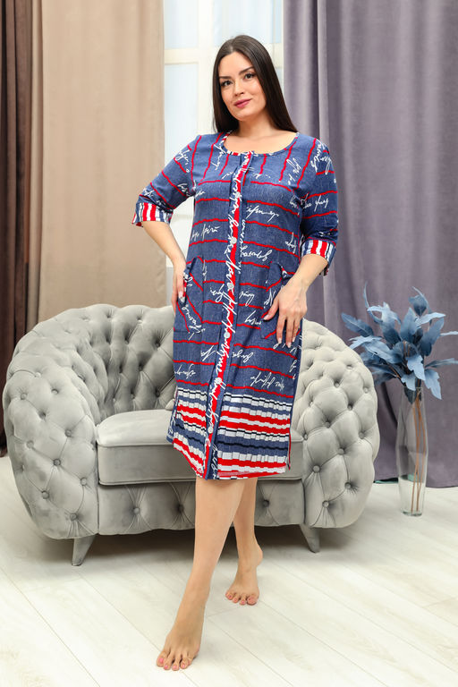 Халат женский Натали 8404 кулирка хлопок