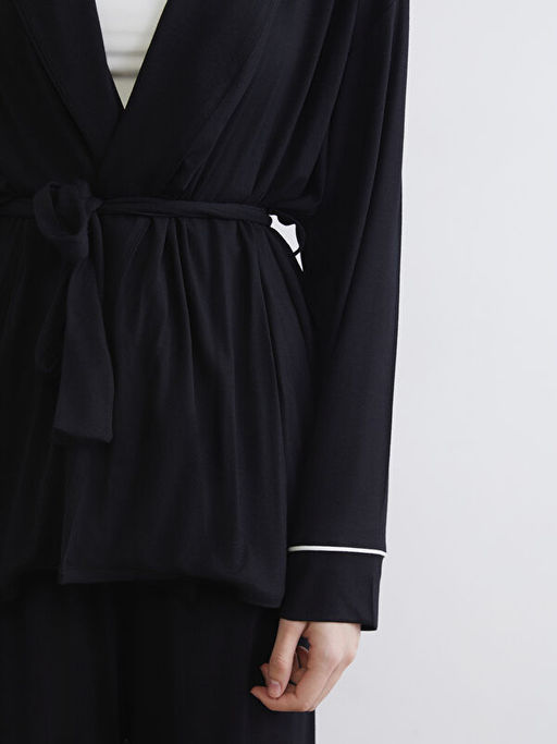 ?al Yaka Ku?akl? Hamile Pijama Tak?m?