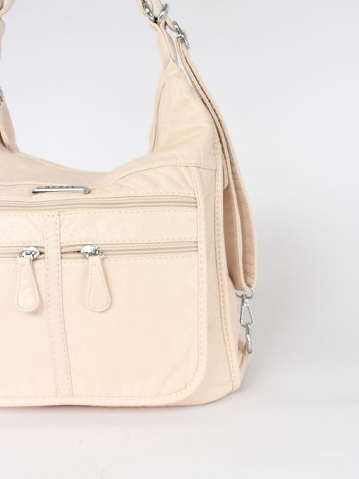 Сумка женская искусственная кожа Guecca-A 803 (рюкзак-change), 1отд+карм/пер, св. бежевый SALE 260859 - Adelia фото 8