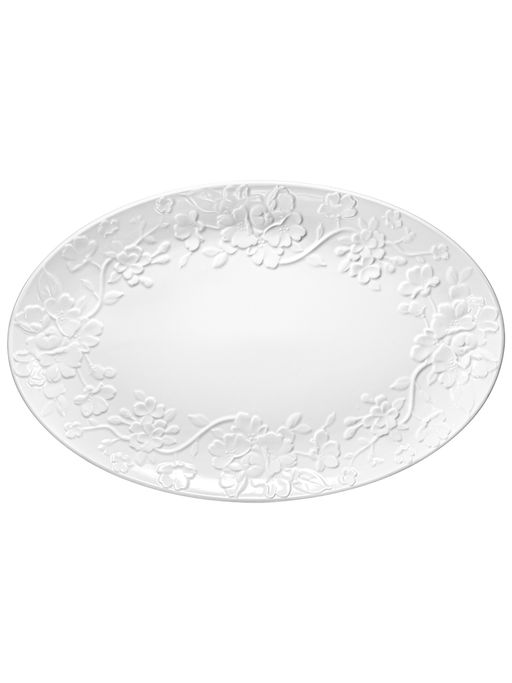 Блюдо овальное 36,5*24*3 см Цветущая сакура большое, фарфор - Elan gallery фото 3