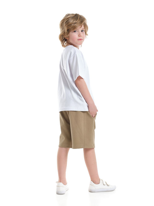 Футболка Boys 22-9010 белый - Mini maxi фото 2