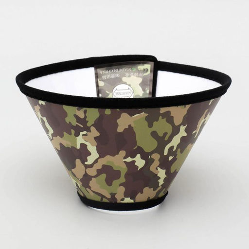 Ветеринарный воротник №5, обхват шеи 24-28 см, высота 12,6 см, хаки - Пижон фото 5