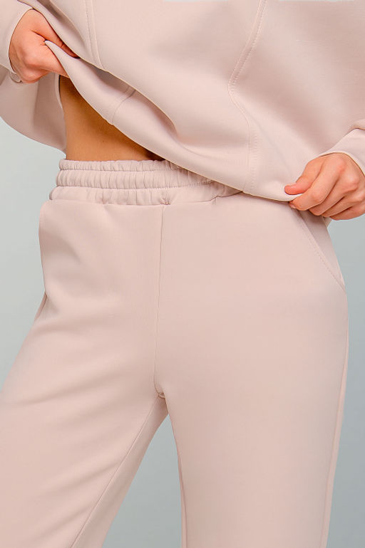 Арт. 2802 Костюм с брюками женский 44-52(5 шт) Цвет:пудра - Калинка фото 4