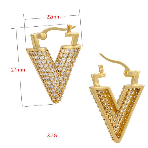 Серьги с замком кольцо арт. 11 8213 (id 254867) - Rada фото 2