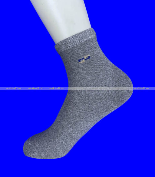 Цена за 5 пар. Ростекс (Рус-текс) носки подростковые "Бой" Д-22-С серые