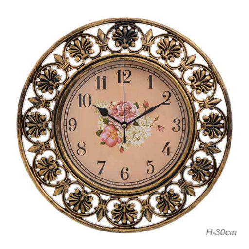 Часы настенные 30 см / GT58H /уп 30/ золото