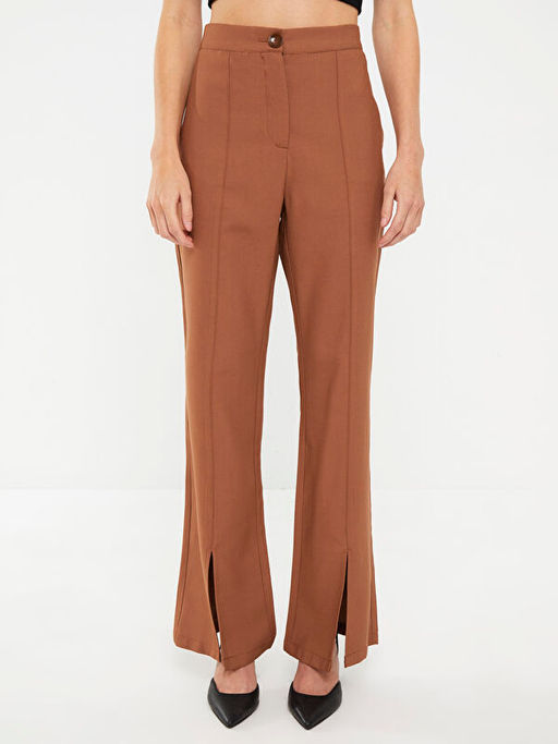 Kad?n Standart Fit D?z Pantolon