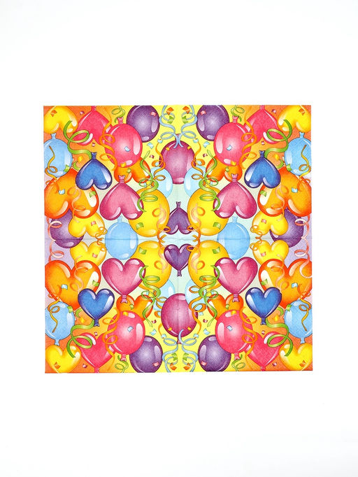 Салфетки бумажные «Праздничное настроение» 33 см × 33 см 12 шт.