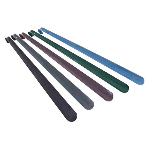 Цена за 2 шт. Ложка для обуви Solomon-De Luxe, 65 см, толщина 1.5 мм, металл, МИКС